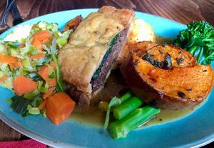 Mushroom Wellington   at The Tipsy Vegan in Cambridge