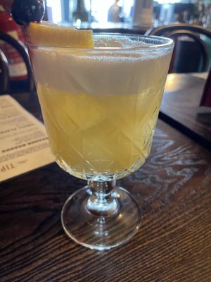 Pineapple sour  at The Tipsy Vegan in Cambridge