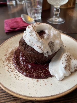 Black forest sponge   at The Tipsy Vegan in Cambridge