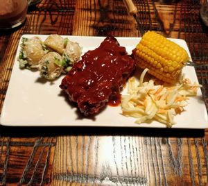 ribs at The Tipsy Vegan in Cambridge