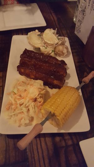 Tempeh Ribs at The Tipsy Vegan in Cambridge