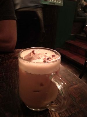 Hazelnut Frappe at The Tipsy Vegan in Cambridge