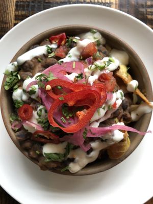 Chilaquiles at The Tipsy Vegan in Cambridge