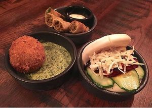 Tapas Dishes at The Tipsy Vegan in Cambridge