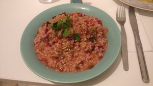 risotto at Hortela in Portimao