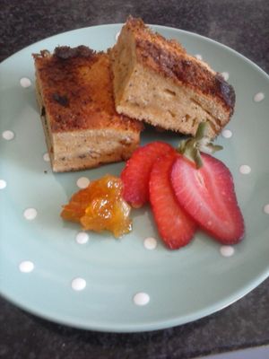 Banana cake at Hortela in Portimao