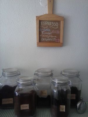 A world of coffees at Hortela in Portimao