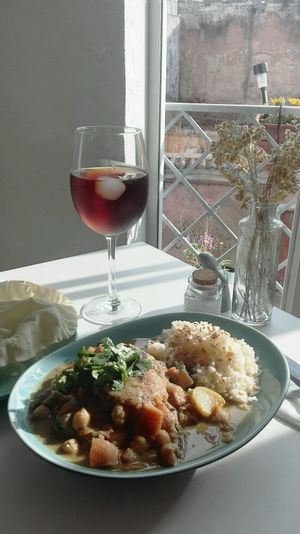 veggies curry at Hortela in Portimao