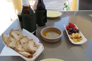 Vegan aperitif at Hortela in Portimao