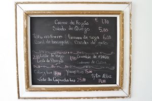 Vegan daily menu at Hortela in Portimao
