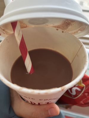 Chocolate with oat milk  at Pret A Manger in Neuilly-sur-seine