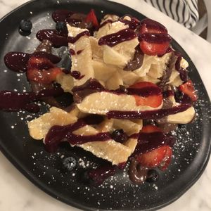 Sweet waffle  at LOV - Montagne in Montreal