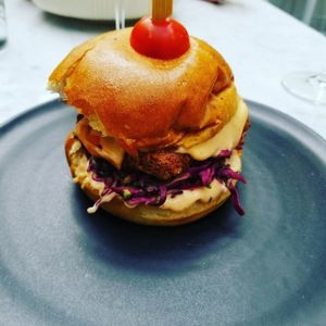 Banh mi burger at LOV - Montagne in Montreal