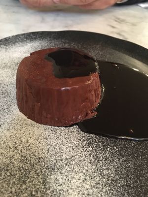 Vegan chocolat mouse at LOV - Montagne in Montreal