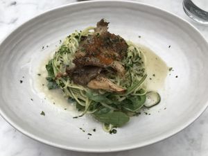 truffle and caviar  at LOV - Montagne in Montreal