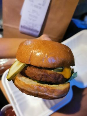 Vegeat cheeseburger at LOV - Montagne in Montreal
