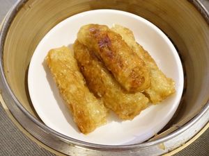 steam beancurd roll at Lotus Vegetarian 莲心 - Tai Seng in Central Singapore