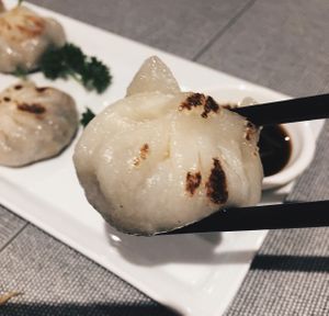 Dumpling at Lotus Vegetarian 莲心 - Tai Seng in Central Singapore