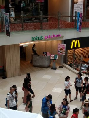 Next to the devil at Lotus Vegetarian 莲心 - Tai Seng in Central Singapore