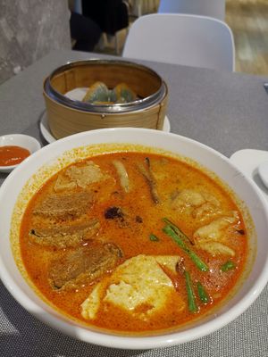 Curry Ramen at Lotus Vegetarian 莲心 - Tai Seng in Central Singapore