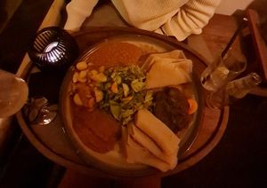 Vegane Platte für zwei Personen at Im Herzen Afrikas in Frankfurt