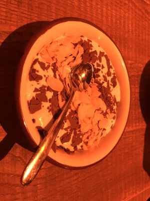 Banana cream  at Im Herzen Afrikas in Frankfurt