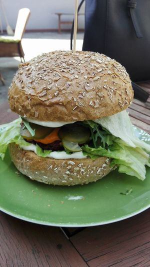 burger at Zielona Micha in Poznan