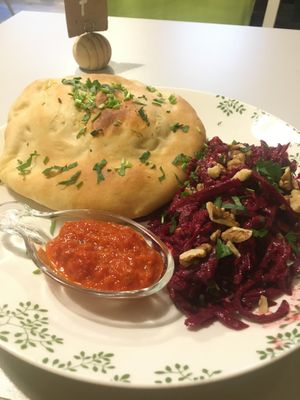 Meal of the day - khachapuri at Zielona Micha in Poznan