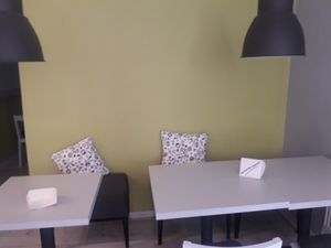 indoor seating! at Zielona Micha in Poznan