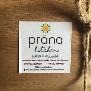 Echo friendly takeaway packaging.  at Prana Kitchen @ PRISIM Healing Institute in Mumbai