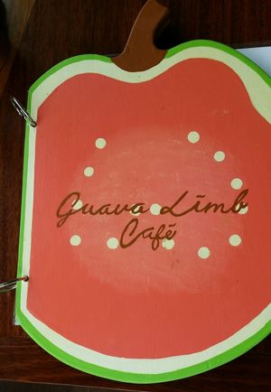 The menu at The Guava Limb in San Ignacio