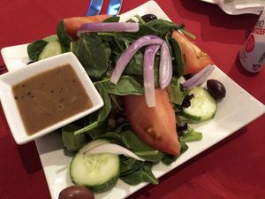 Salad at Leona & 3 Brothers in Lynbrook