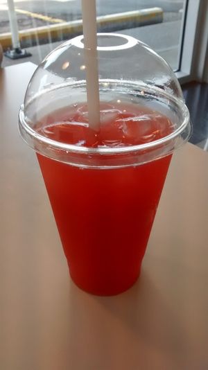 In-house brewed ice tea at Good Stock in Edmonton