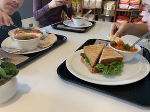 Tomato soup was the best! at Good Stock in Edmonton