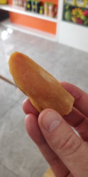 Mamey fruit (aka sapodilla or sapoche) at Juicy in Ho Chi Minh City