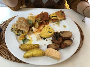 The quinoa tart was amazing! at The Sacred in Zurich