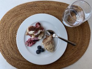 Desserts at The Sacred in Zurich