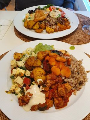 Both plates! 🤩 You can try a little bit of everything! at The Sacred in Zurich