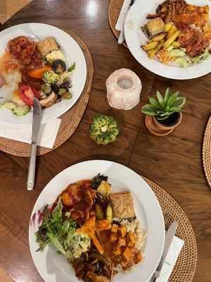 All vegan - cost over 90 Swiss franc with 3 single scoop gelatos  at The Sacred in Zurich