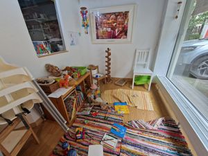 Kids corner at The Sacred in Zurich