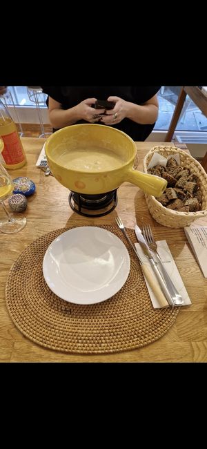 Fondue for two including kombucha at The Sacred in Zurich