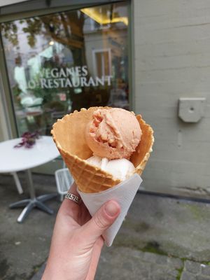 Coconut and orange 🥥🍊 at The Sacred in Zurich