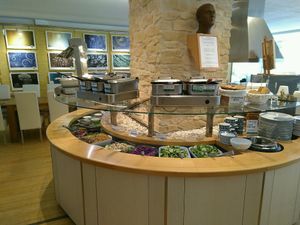 part of the extensive vegan buffet at The Sacred in Zurich