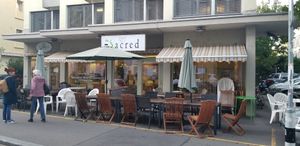 Entrance at The Sacred in Zurich