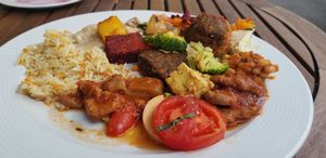 My sampling plate at The Sacred in Zurich