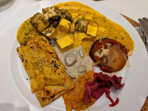 Pay by weight... at The Sacred in Zurich