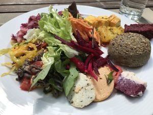 Nice buffet :) at The Sacred in Zurich