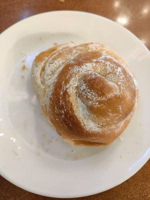 Ensaimada at Santa Clara Bakery  in Barcelona