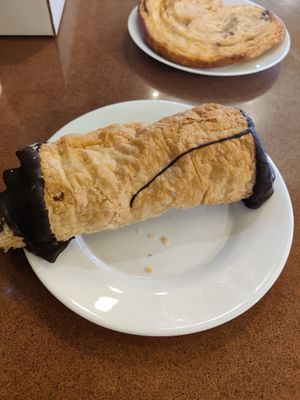 Caña de chocolate at Santa Clara Bakery  in Barcelona