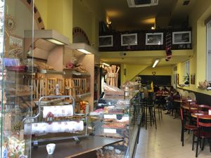 Interior at Santa Clara Bakery  in Barcelona